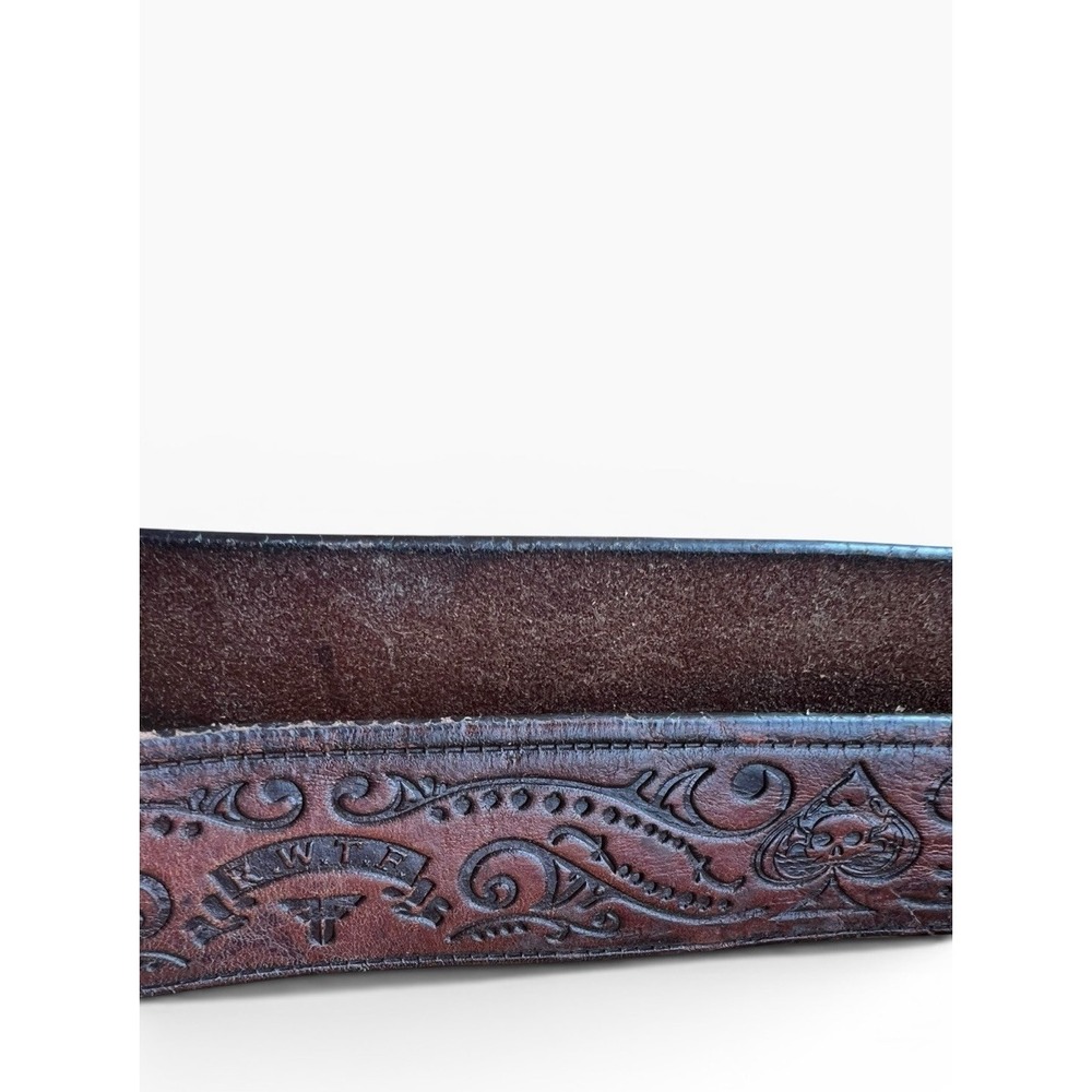 Fallen Leather Belt Mount Rushmore 1991 Golden Anniversary Buckle Ltd 00970 RARE - Picture 4 of 11